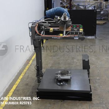 Chantland#4240Porta-Weigh, semi-automatic gross weigh, gravity fed, open mouth bag filler, up tp (5) 50 lbs. BPM