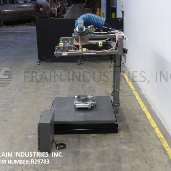 Chantland#4240Porta-Weigh, semi-automatic gross weigh, gravity fed, open mouth bag filler, up tp (5) 50 lbs. BPM