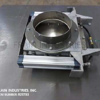 Chantland#4240Porta-Weigh, semi-automatic gross weigh, gravity fed, open mouth bag filler, up tp (5) 50 lbs. BPM