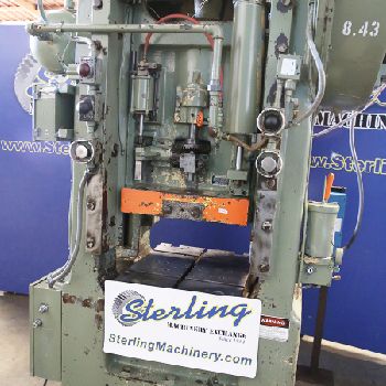 100 Ton,Minster#S1-100-24-30, press, air clutch &amp; brake, #8745