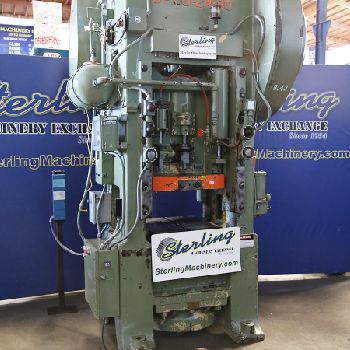 100 Ton,Minster#S1-100-24-30, press, air clutch &amp; brake, #8745