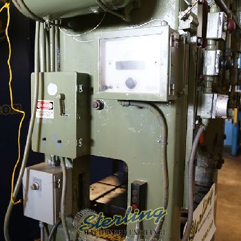 100 Ton,Minster#S1-100-24-30, press, air clutch &amp; brake, #8745