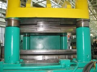 150 Ton,Yoder, 6" str,135 SH,49 die rails, 37 LR x27 FB, A/C, 4-post, 20 HP, 1995