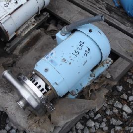140 GPM @ 70’ TDH,Waukesha#8-2065LV, 2" x 1.5 x 5 centrifugal pump, Stainless Steel, 5 HP, #24251