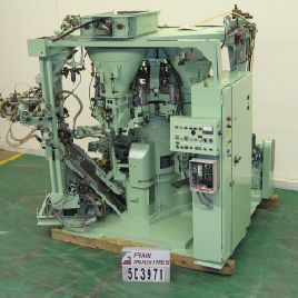 AmericanNewlong #6CMPL, fully automatic, 4 head rotary bag filler/ hanger capable of speeds of up to 25 bags per minute