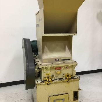 10" x 20Nelmor#G1220P1, 15 HP grinder/granulator, 3 Blade, Closed Rotor Screen 5/16 Holes, Marathon motor