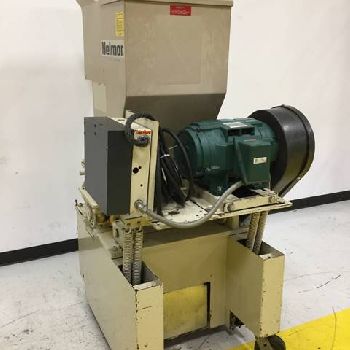 10" x 20Nelmor#G1220P1, 15 HP grinder/granulator, 3 Blade, Closed Rotor Screen 5/16 Holes, Marathon motor