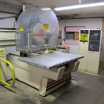 Thermwood#C40, 3-Axis CNC router, moving table style, 60" x 60 table, 70 X,65 Y,10 Z, 3000-15000 RPM, 91000 CNC, 1999