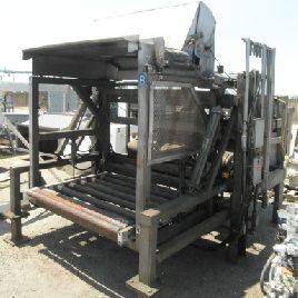 FMCLink-Belt tote dumper, hydraulic, 52" W opening, includes rollers with 50 W rollers (2 available)