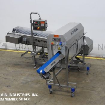 Sormac#KP60/WOS1A, peeler, topper and segmentor system, rated from 75-85 pieces per minute