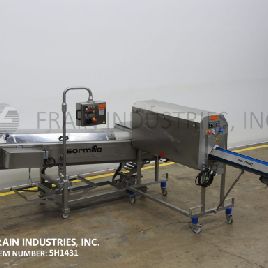 Sormac#KP60/WOS1A, peeler, topper and segmentor system, rated from 75-85 pieces per minute