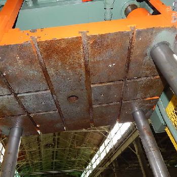 20 Ton,GreenleeBros hydraulic press, 18" stroke, 23 SH, 24 x 34-1/2 table, 5 HP