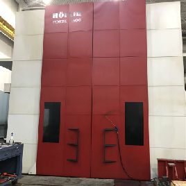 HoFler#PORTA-3500, 138" gear diameter,1-34 module,45Â°Helix,15.7 diameter wheel,Siemens CNC,â€™07