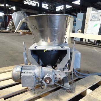 Feeder,Schenck#MODMC-1G-2A, gravimetric feeder, Stainless Steel, 1" diameter x 7 long, #46278