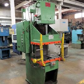 12 Ton,Hannifin, 18" stroke, 29 x 18 bed, 2-post guided slide, #27128