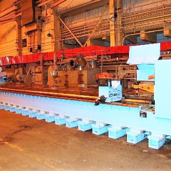 SafopLeonard #40R,CNC,38" sw,420 centers,Toolpost,Belt Grinding,Siemens 810T,1990,#25148