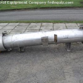 53 sq.ft.,Buckley &amp; TaylorStainless Steel Shell &amp; Tube Heat Exchanger, #44491