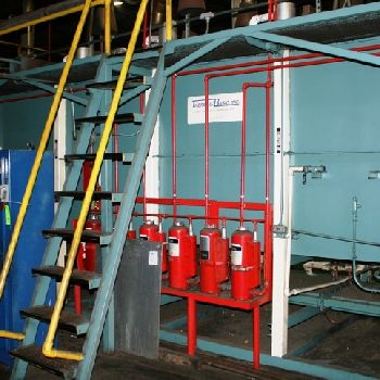 24" W x 6 H x 240 Heated Length,Thermal Basic, 1700°F, gas-radiant tube, with quench &amp; temper