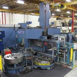 49"Berthiez#TVM1400/125F2,(2)pllt,53 swing,16 turn/31+5 mill,Fanuc 16it,’99,S30783