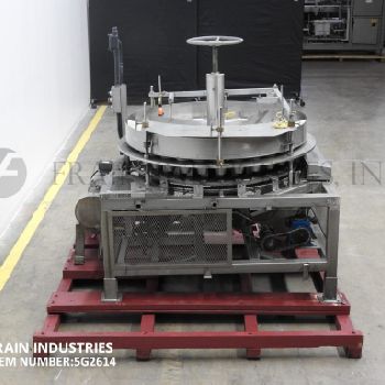 FMC#30PKT, 30 pocket continuous motion volumetric can filler, 100-350 containers per minute