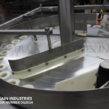 FMC#30PKT, 30 pocket continuous motion volumetric can filler, 100-350 containers per minute