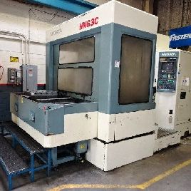 Niigata#HN63C, 4-Axis CNC HMC,24.8" x 24.8,39 X,33.5 Y,29.5 Z,#50 tpr,6500 RPM