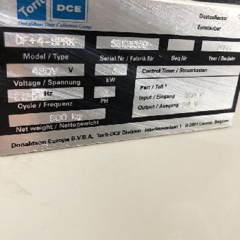 1033 cfmToritDonaldson #DCE-DF+4-SPRK, 2003