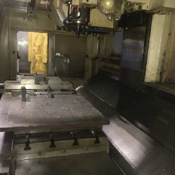 Daewoo #DMV-500, CNC VMC,24 ATC,40" X,20 Y,20 Z,CAT 40,Fanuc 21-M,turbo conveyor,S/N AV5S0594