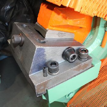 5" x 5 x 1/2Hill Acme#5, angle shearing, coper, notcher, dual station, foot pedal