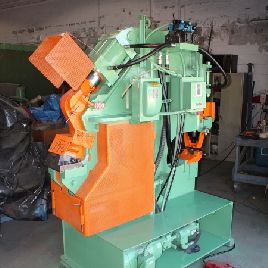 5" x 5 x 1/2Hill Acme#5, angle shearing, coper, notcher, dual station, foot pedal