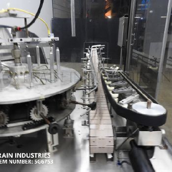 Omega Design#6D-RVP-11, automatic, floor level, rotary, vacuum pocket, bulk bottle unscrambler &amp; orientator, 50-250 cpm