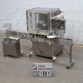 Filamatic#AL700CE, automatic, 6 head inline, controlled environment filler, 6-120 containers per minute