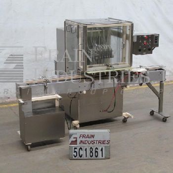 Filamatic#AL700CE, automatic, 6 head inline, controlled environment filler, 6-120 containers per minute