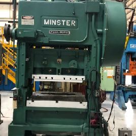 100 Ton,Minster#P2-100-48Piece-maker, 3" str,20 SH,4 adj,48 LR x 31 FB,200 SPM