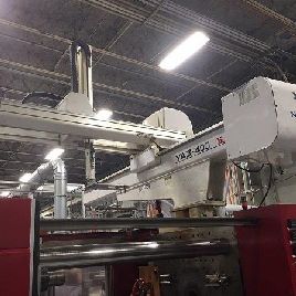 Yushin, YA II-400 Servo Robot, 39.37" crosswise, 43.30 vert, 66.92 traverse, 90°C