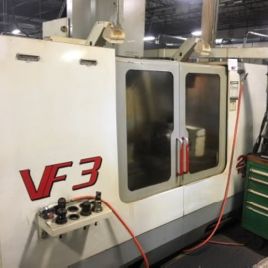 Haas # VF-3, 40 "X, 20 Y, 25 Z, 48x18, CT40,7500 ford / perc, 20 ATC, sebességváltó, R / T, 4. kész, '01