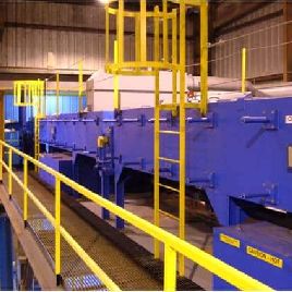 CLEANING LINE,Hunter, 65" maximum width,800 FPM,72’ maximum diameter coil,uncoiler,recoiler,2007