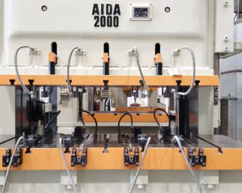 220 Ton,Aida#NC2-2000(2)E, 9.8" str,19.6 SH,new press control,new/never used,’17,#sr5549