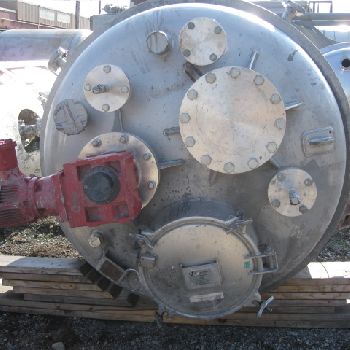 660 gal.Robert Sanderson&amp; Sons, 304 Stainless Steel kettle,60" diameter x 54 straight side,semi elloptical top &amp; bottom,58 psi,jacketed â€™01,#38814