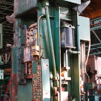 500 Ton,Verson#E-S1-500-SP, SSSC press,10" stroke,37 SH,air clutch &amp; brake,#62393