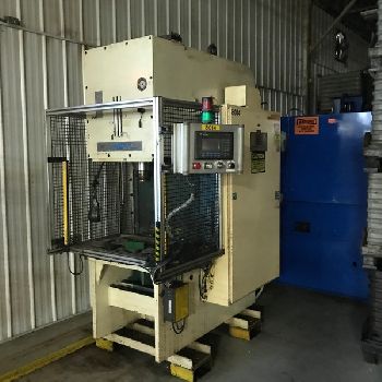 75 Ton,Neff#DF75-15M, hyd C-frame press,10" stroke,24 DL,31 x 23 bed,10 throat,1997