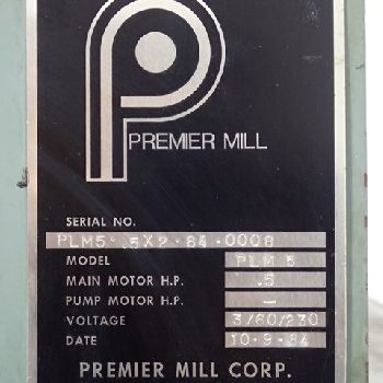 Premier#PLM5, Planetary Mixer, Stainless Steel, 5 liter jacketed mixing can, vacuum cover, 230 V., #3056-3