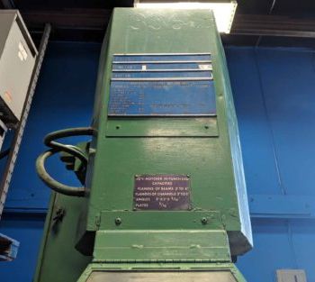 5" x 5 x 1/2Hill-Acme#5, hydraulic ironworker, 75 ton, 20 throat, 10 HP, #7994HP