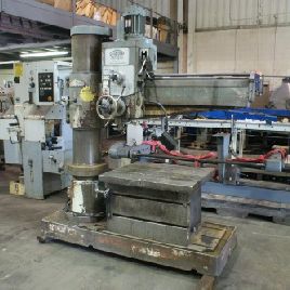 Soraluce 4.2'-12 "# TRO-1250, taladro de brazo radial, 12 husillos verticales, 3 púas, # 5MT, 29-1700 RPM