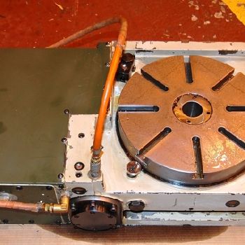 12"Mitsui-Seiki#NCT320I, rotary table, 8.5 high, (8) T-Slots, 1997, #22672