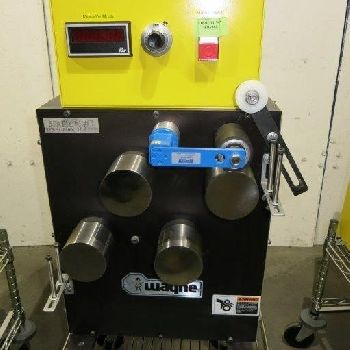 5/8"Wayne, table top extruder, lab monofilament line, 24:1 L/D, 2 barrel,4 die, #16213J