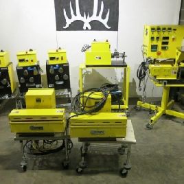 5/8"Wayne, table top extruder, lab monofilament line, 24:1 L/D, 2 barrel,4 die, #16213J