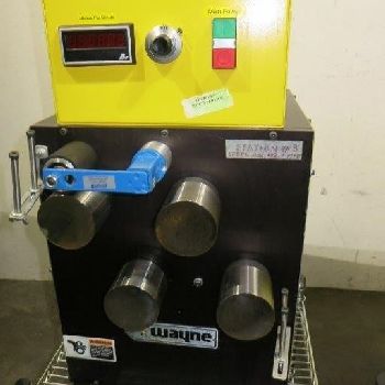 5/8"Wayne, table top extruder, lab monofilament line, 24:1 L/D, 2 barrel,4 die, #16213J