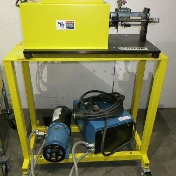 5/8"Wayne, table top extruder, lab monofilament line, 24:1 L/D, 2 barrel,4 die, #16213J