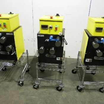 5/8"Wayne, table top extruder, lab monofilament line, 24:1 L/D, 2 barrel,4 die, #16213J